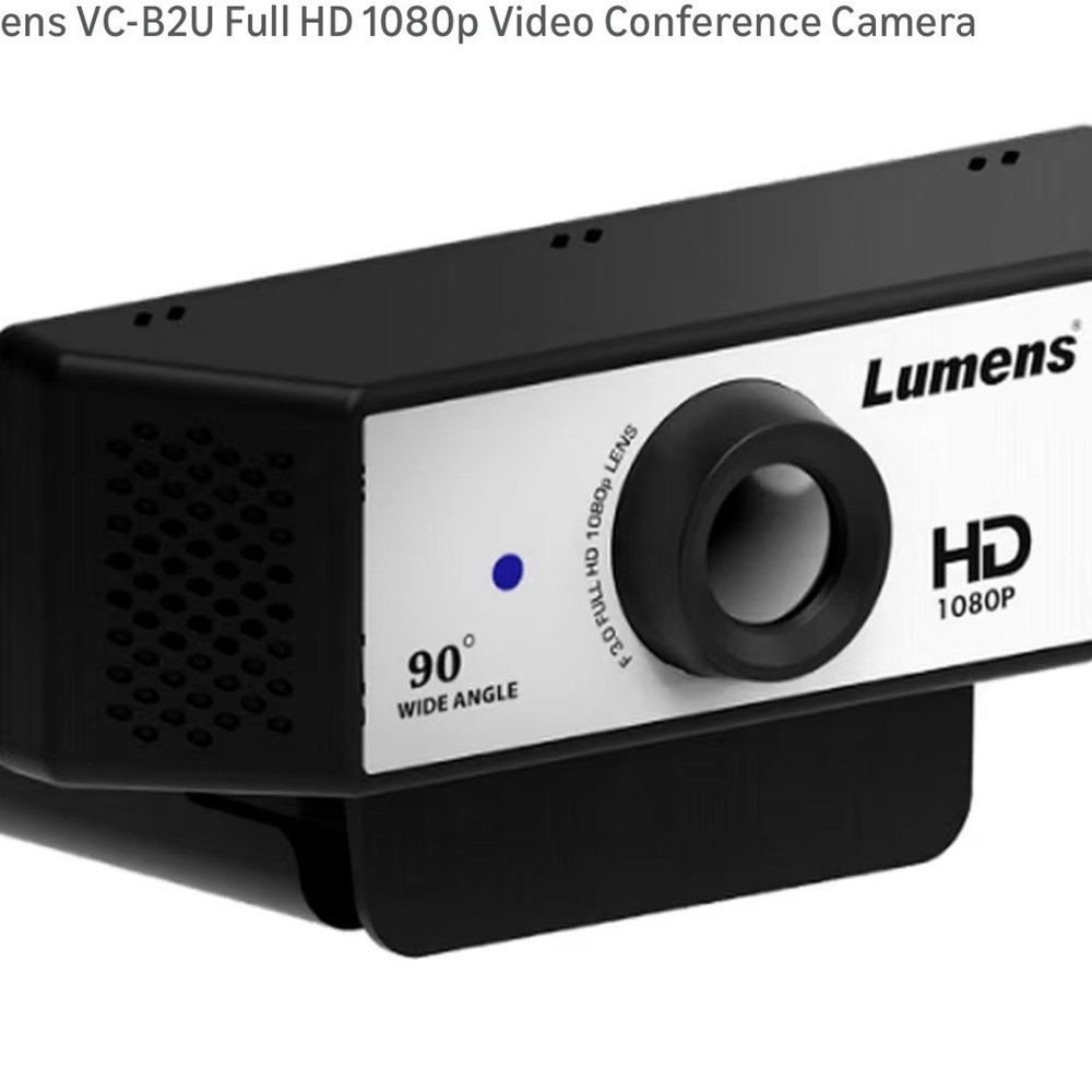 Brand New Lumens HD 1080p Wide Angle Camera - Black and White
